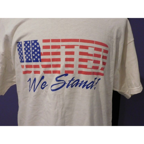 UNITED WE STAND T-SHIRT FROM 9/11 MENS /WOMEN XL 1OO% COTTON - Picture 2 of 4
